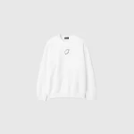3D MEDAL SWEATER - WHITE