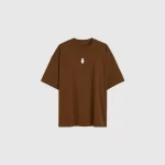 MEDAL OVERSIZED TEE - BROWN