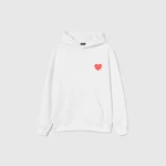 HEART HOODIE - WHITE