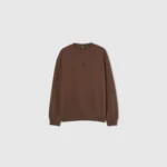 MEDAL MONO SWEATER - BROWN