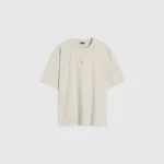 MEDAL PINK OCTOBER OVERSIZED TEE - CREAM
