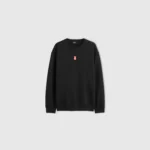 MEDAL PINK OCTOBER SWEATER - BLACK
