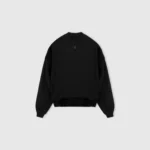MICRO MEDAL SWEATER - BLACK