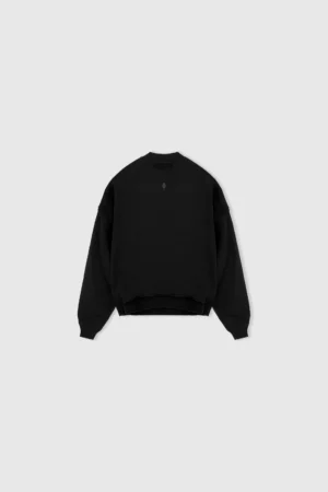 MICRO MEDAL SWEATER - BLACK