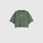 WOMEN'S MEDAL OVERSIZED CROPPED - GREEN