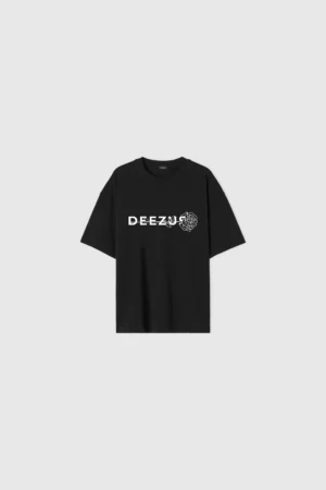 DEEZUS ROSE TEE - BLACK