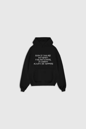WINTER HOODIE - BLACK