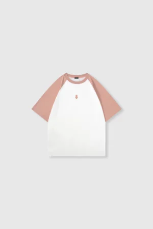 MEDAL BASEBALL OVERSIZED TEE - PINK