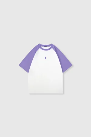 MEDAL BASEBALL OVERSIZED TEE - PURPLE